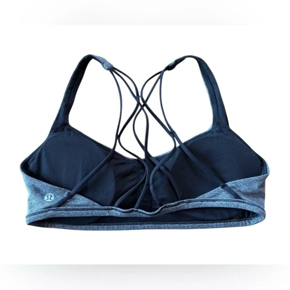 Lululemon Athletica, Free To Be Zen Bra, Gray & Black, Size 8 🏃♀️➡️ - Picture 7 of 9